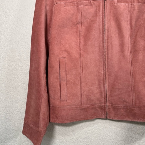 Bernardo Women's Pink Suede Jacket Women's Small - Picture 4 of 10